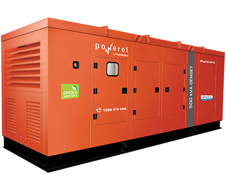 Rental diesel generator