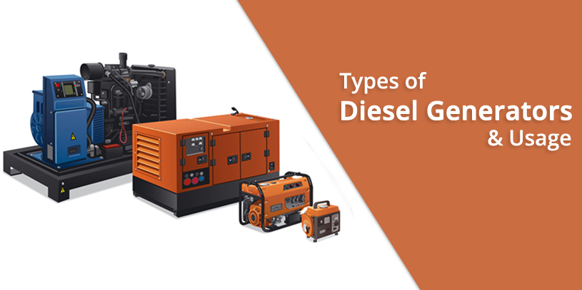 Types of diesel generators and their usage